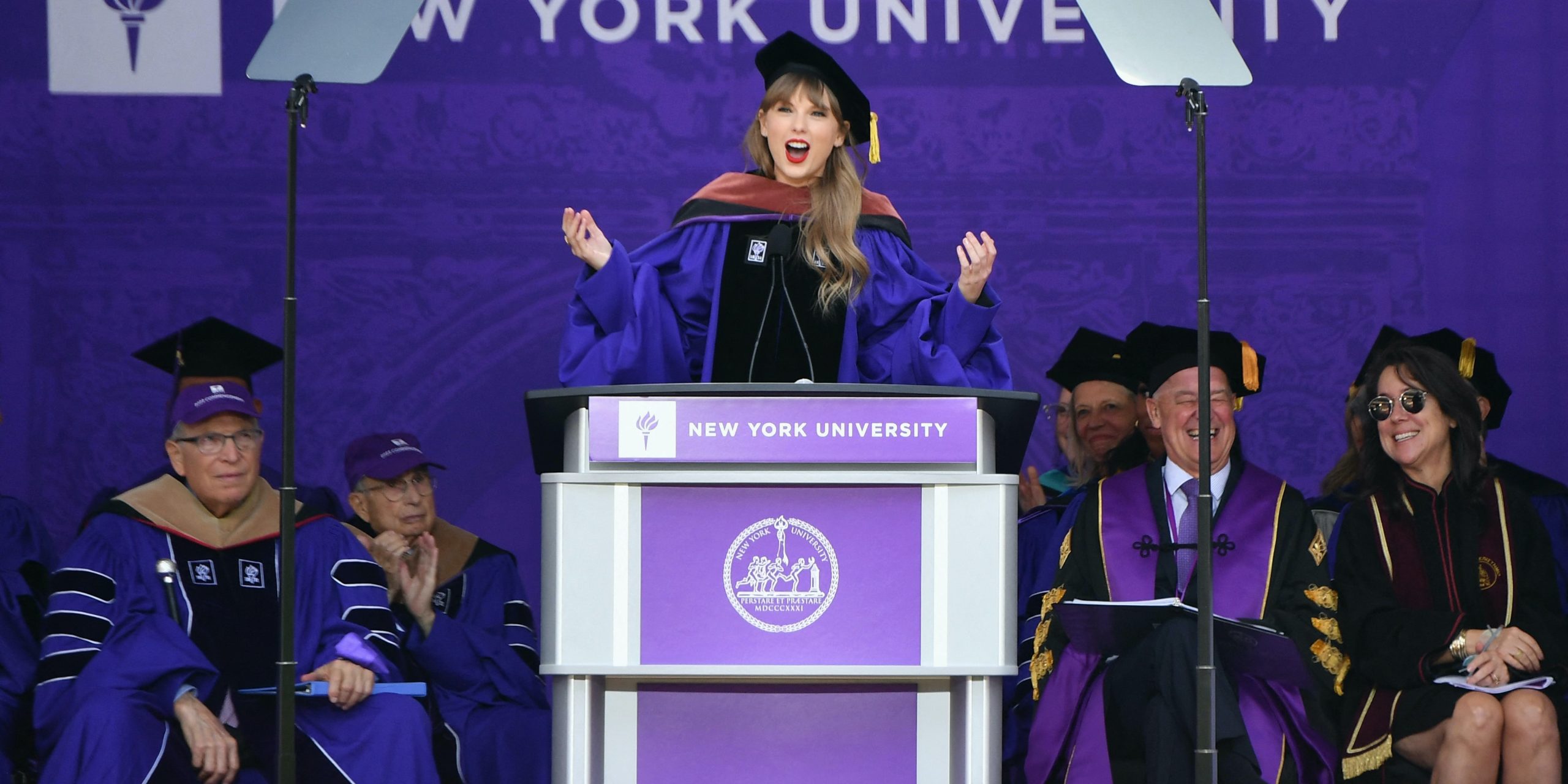 Taylor Swift Delivers Commencement Speech for NYU Class of 2022 Watch