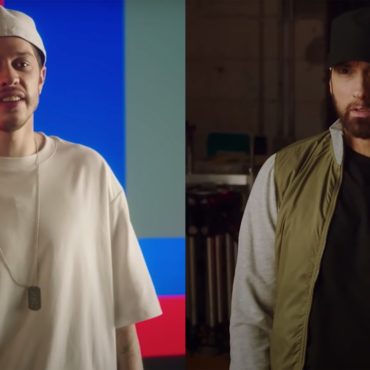 eminem-interrupts-pete-davidson’s-final-eminem-tribute-snl-sketch:-watch