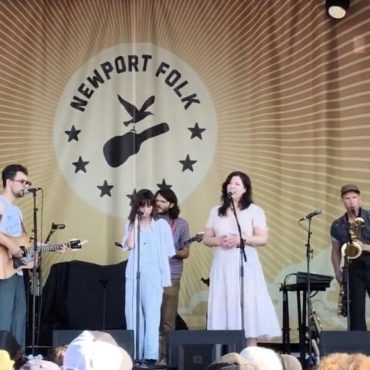 watch-bleachers,-clairo,-&-lucy-dacus-cover-the-national-at-newport-folk-festival