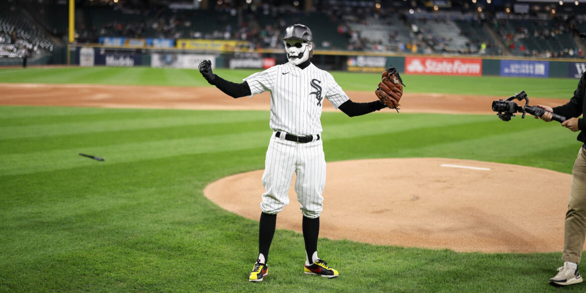 ghost’s-papa-emeritus-iv-throws-first-pitch-at-white-sox-game