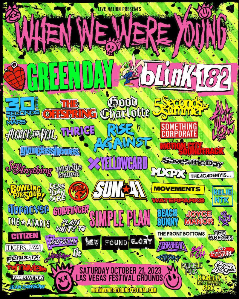 when-we-were-young-fest-announces-2023-lineup-with-green-day,-blink-182,-&-more