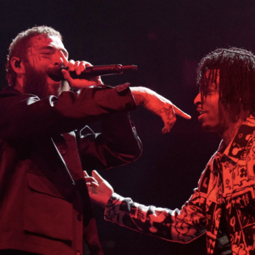 watch-post-malone-perform-“rockstar”-with-21-savage-at-2023-nba-all-star-game