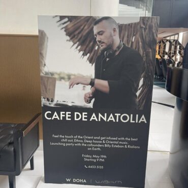 cafe-de-anatolia-partners-with-w-hotels-doha:-a-new-era-in-middle-east's-organic-house-music-scene