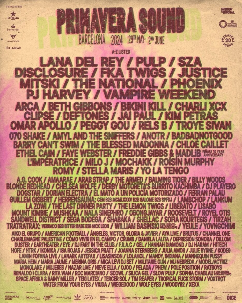 primavera-sound-2024-lineup-has-pulp,-lana-del-rey,-sza,-mitski,-vampire-weekend,-more