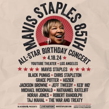 mavis-staples-announces-85th-birthday-concert-with-chris-stapleton,-jeff-tweedy,-michael-mcdonald,-&-more